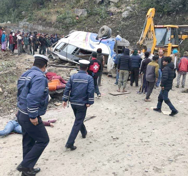 sindhupalchowk bus acc