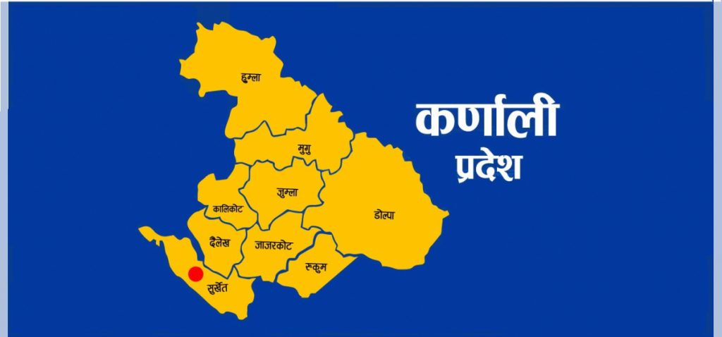 karnali map